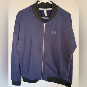 Under Armour Men’s Navy Blue and Black Jacket